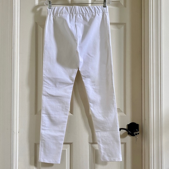 Joseph white stretch gabardine leggings mid-rise size US8 FR40 NWT - Picture 9 of 14